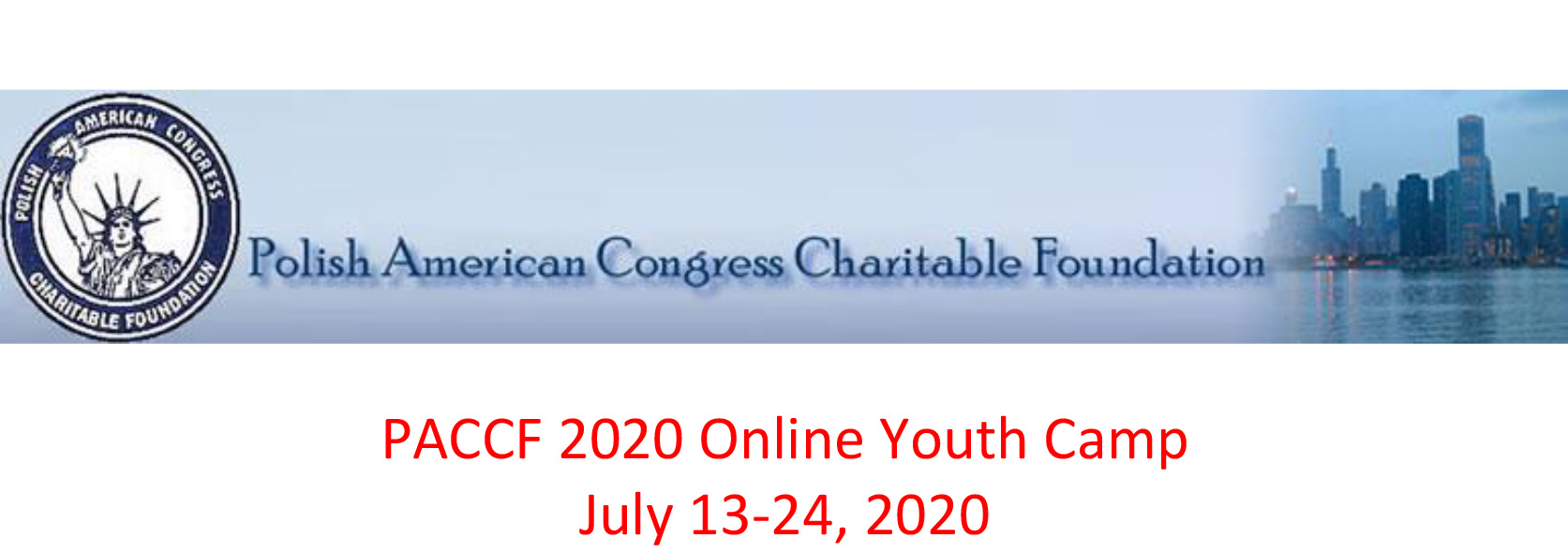PACCF 2020 Online Youth Camp Registration