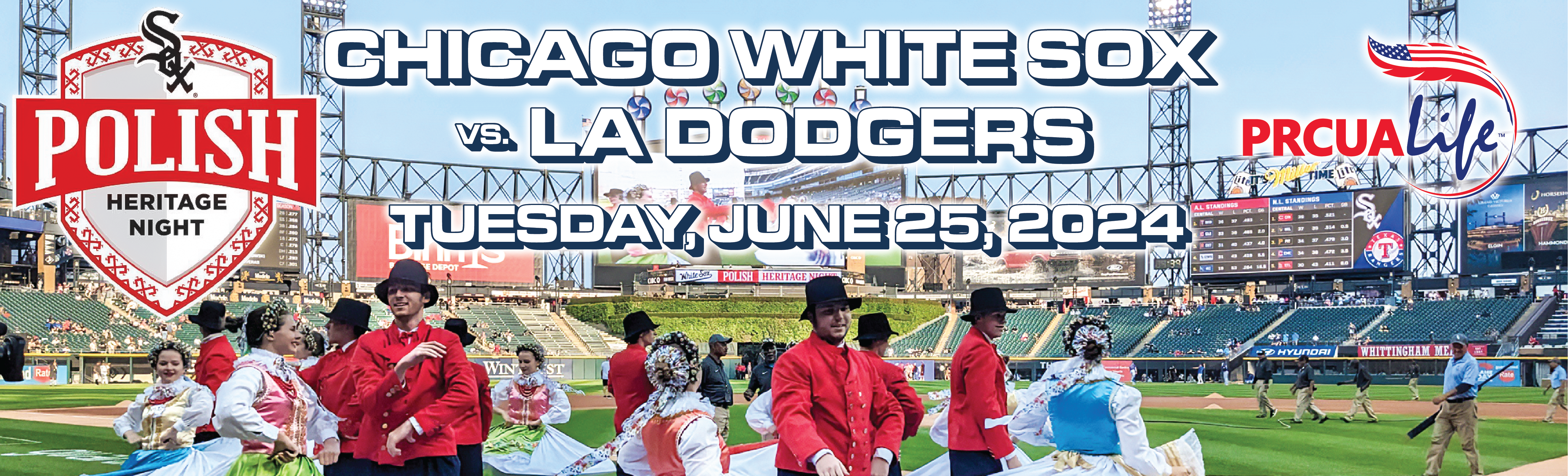 White Sox Banner 2-01 2024 White Sox Polish Heritage Night Graphic