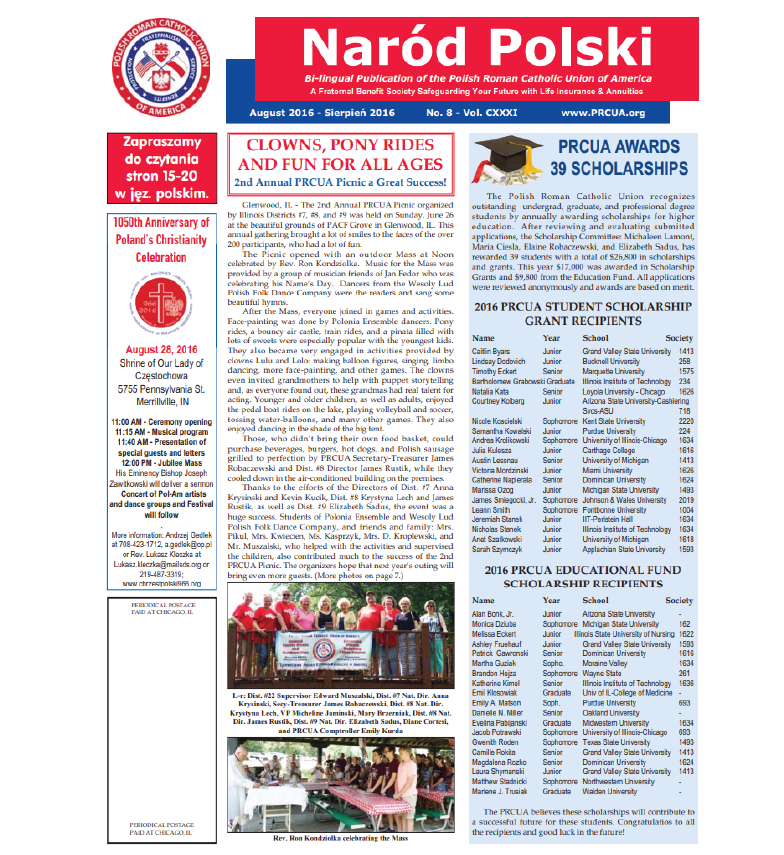 Narod Polski August 2016