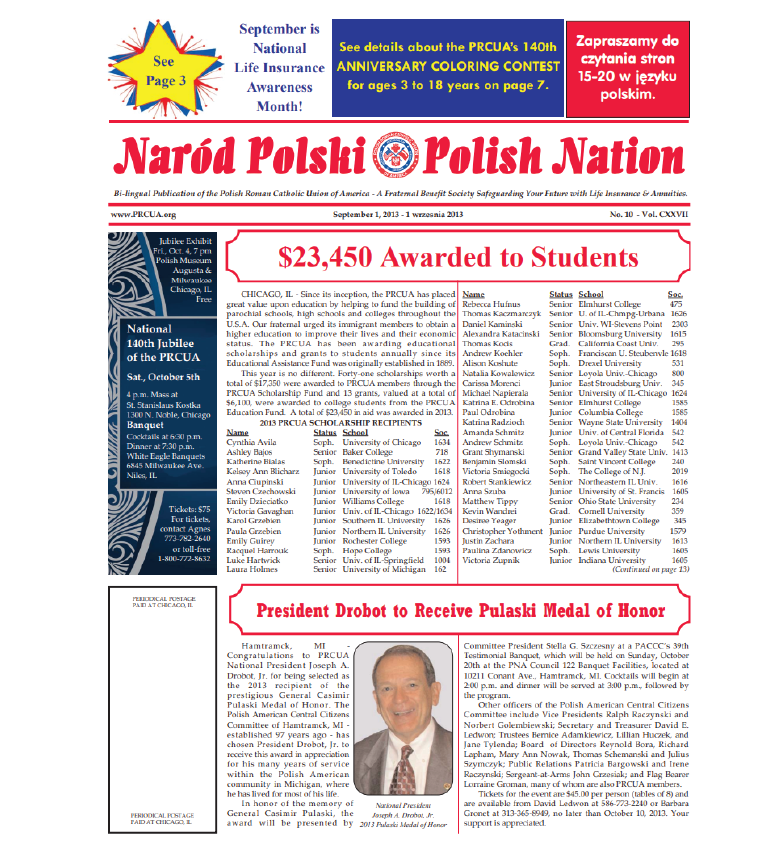 Narod Polski Sept 2013