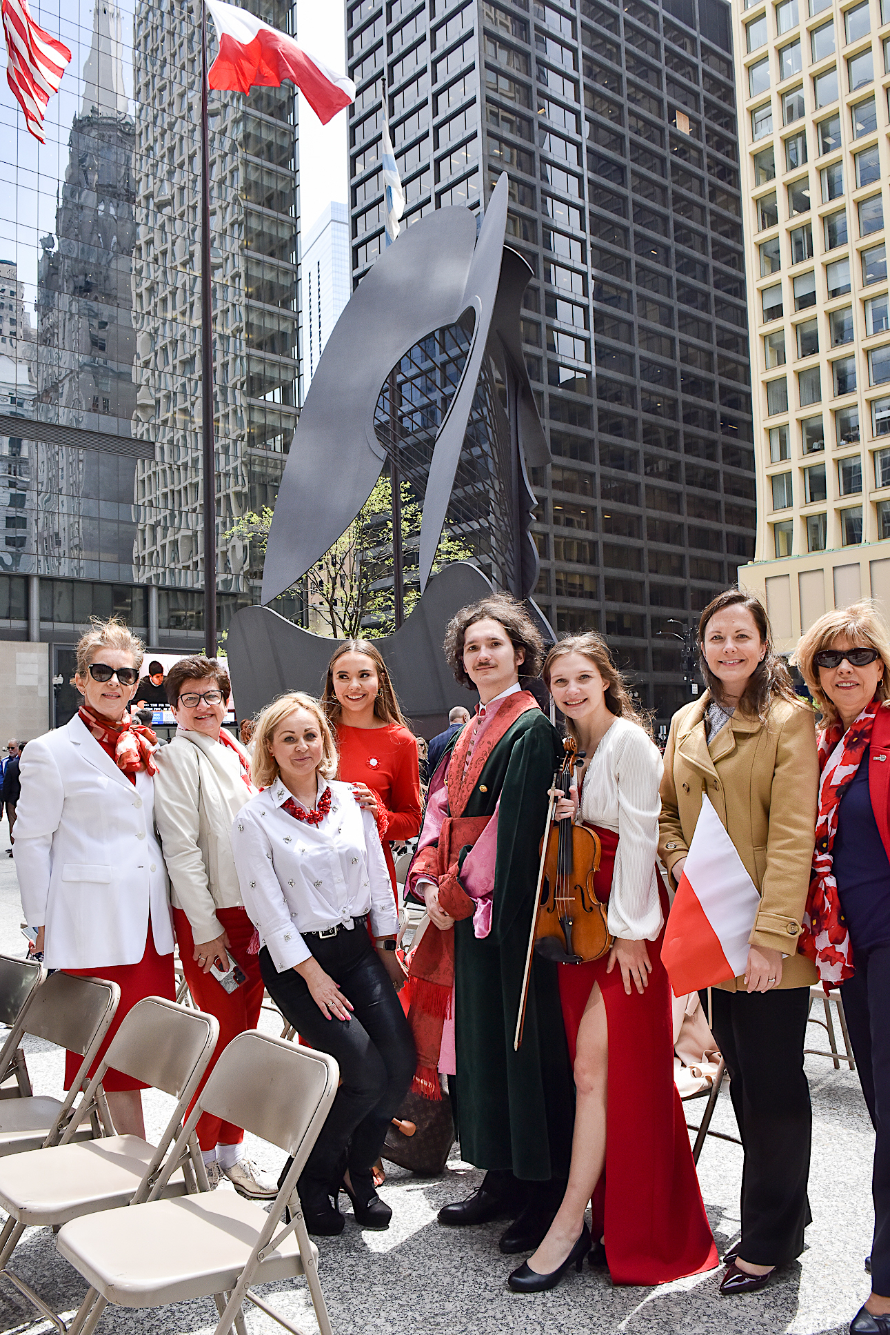 12 Daley Plaza Flag Raising