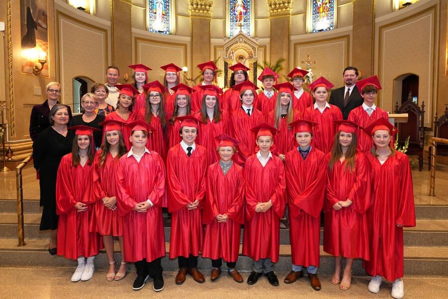 St. John Paul II 8th Grade Graduates