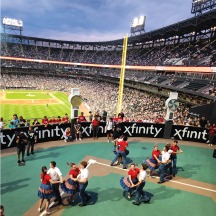 PRCUA Dance Group Wesoly Lud performing at Polish Heritage Night at the Chicago White Sox Game PRCUA Dance Group Wesoly Lud performing at Polish Heritage Night at the Chicago White Sox Game