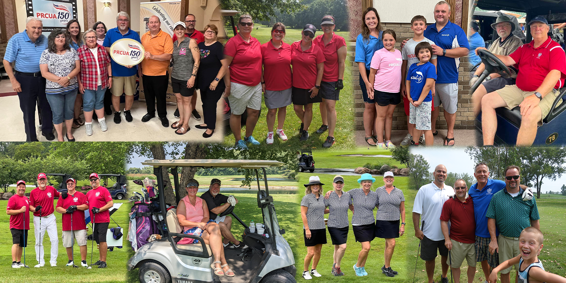 Sport Tournament Golf Collage