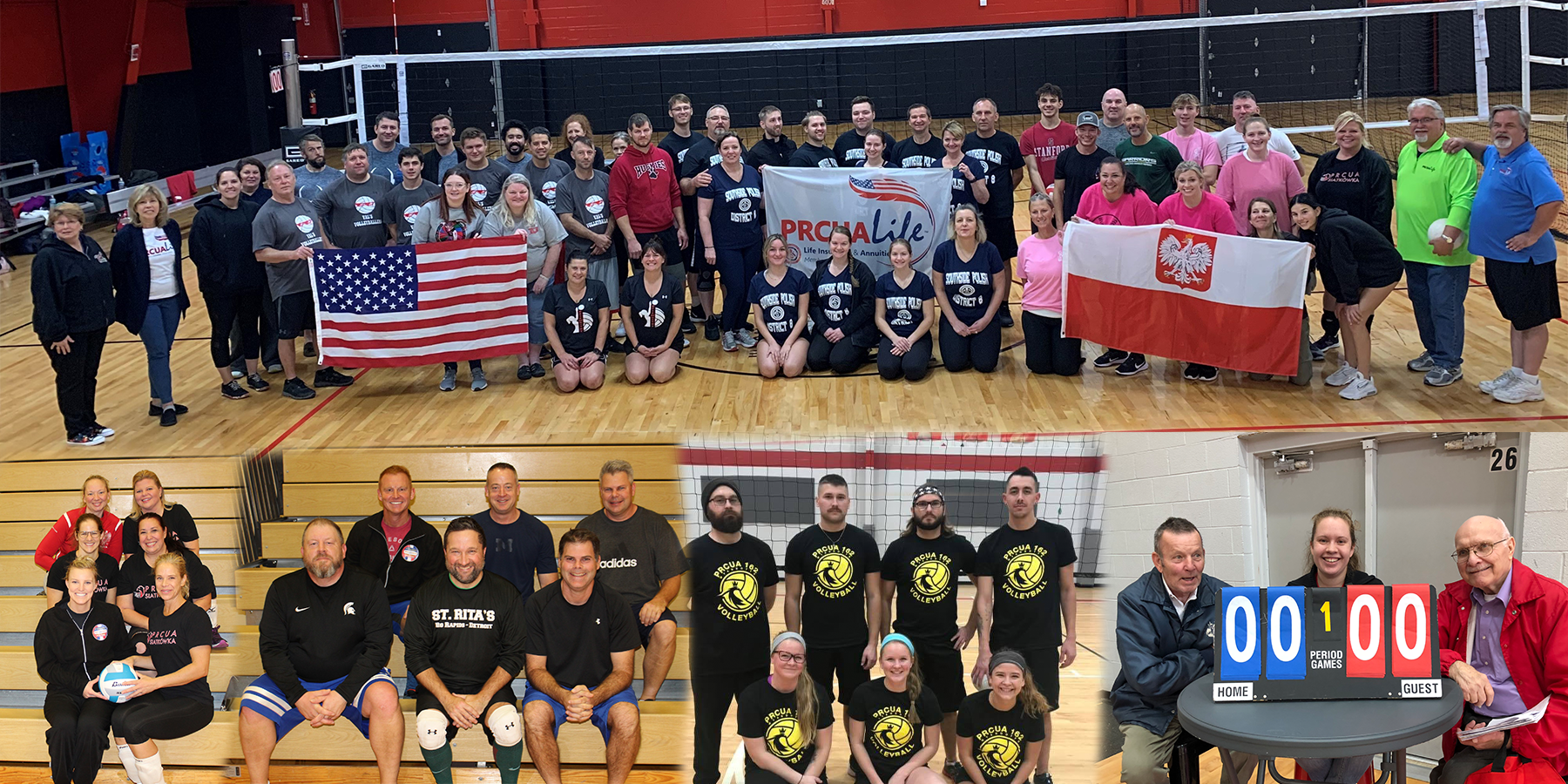 Sport Tournament Volleyball Collage