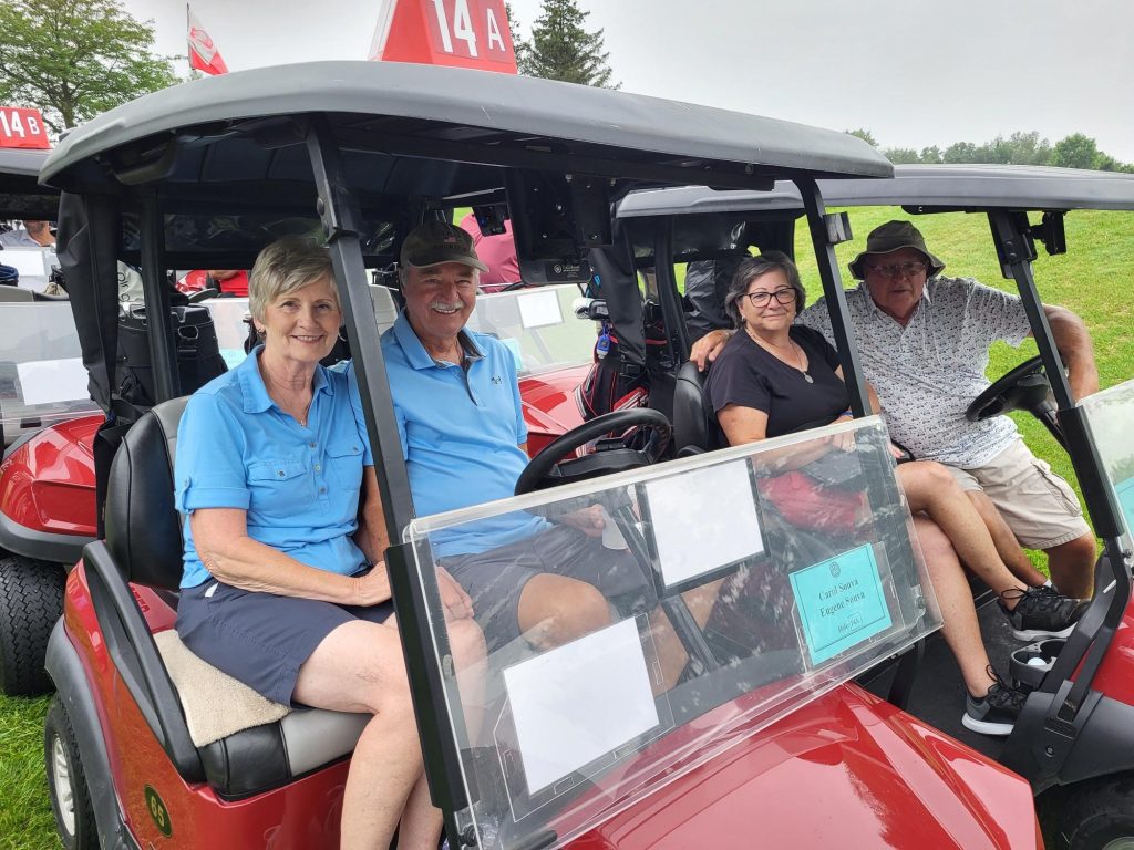 2025 Senior Division winners (Mary Jane Favot, Allan Salatowski, Carol Souva and Eugene Souva) 2025 PRCUA senior division golf winners