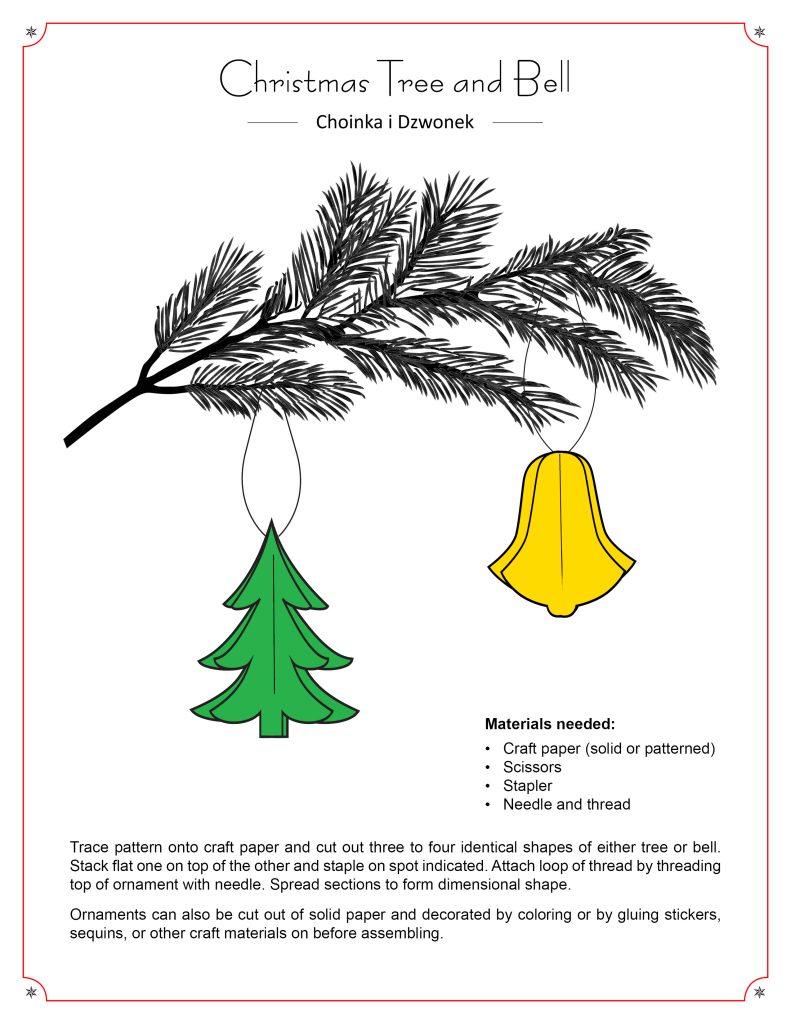 Christmas Ornament Project Book - Tree and Bell