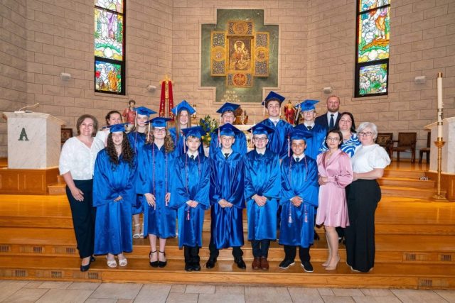 Maria Konopnicka Polish School eighth grade graduates