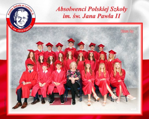 St. John Paul II Polish School 8th grade graduates