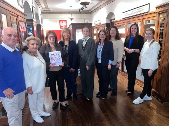 Vice president of Rzeszow Krystyna Stachowska and guests at the PMA