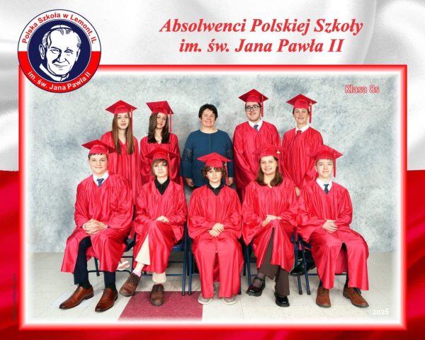 St. John Paul II Polish School 8th grade graduates