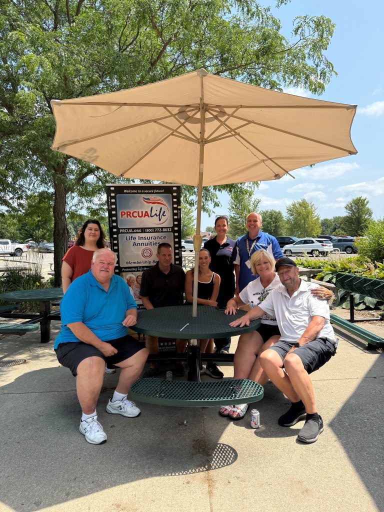 Group at table