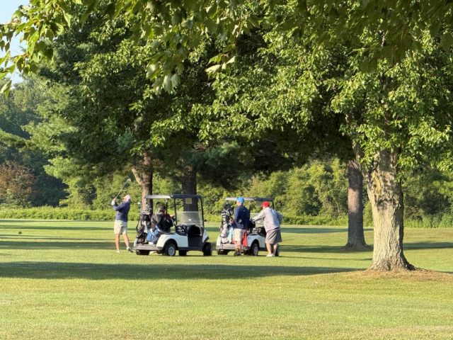 On the course 1