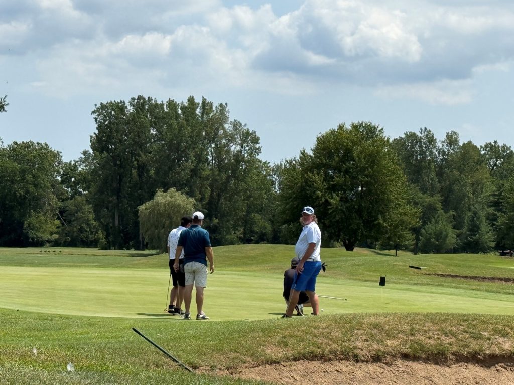 On the course 13