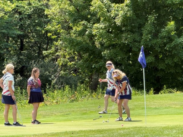 On the course 9